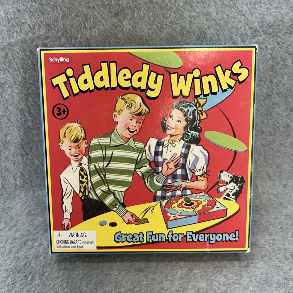 Schylling Tiddledy Winks - Great Fun For Everyone Game Of Skill Family Games
